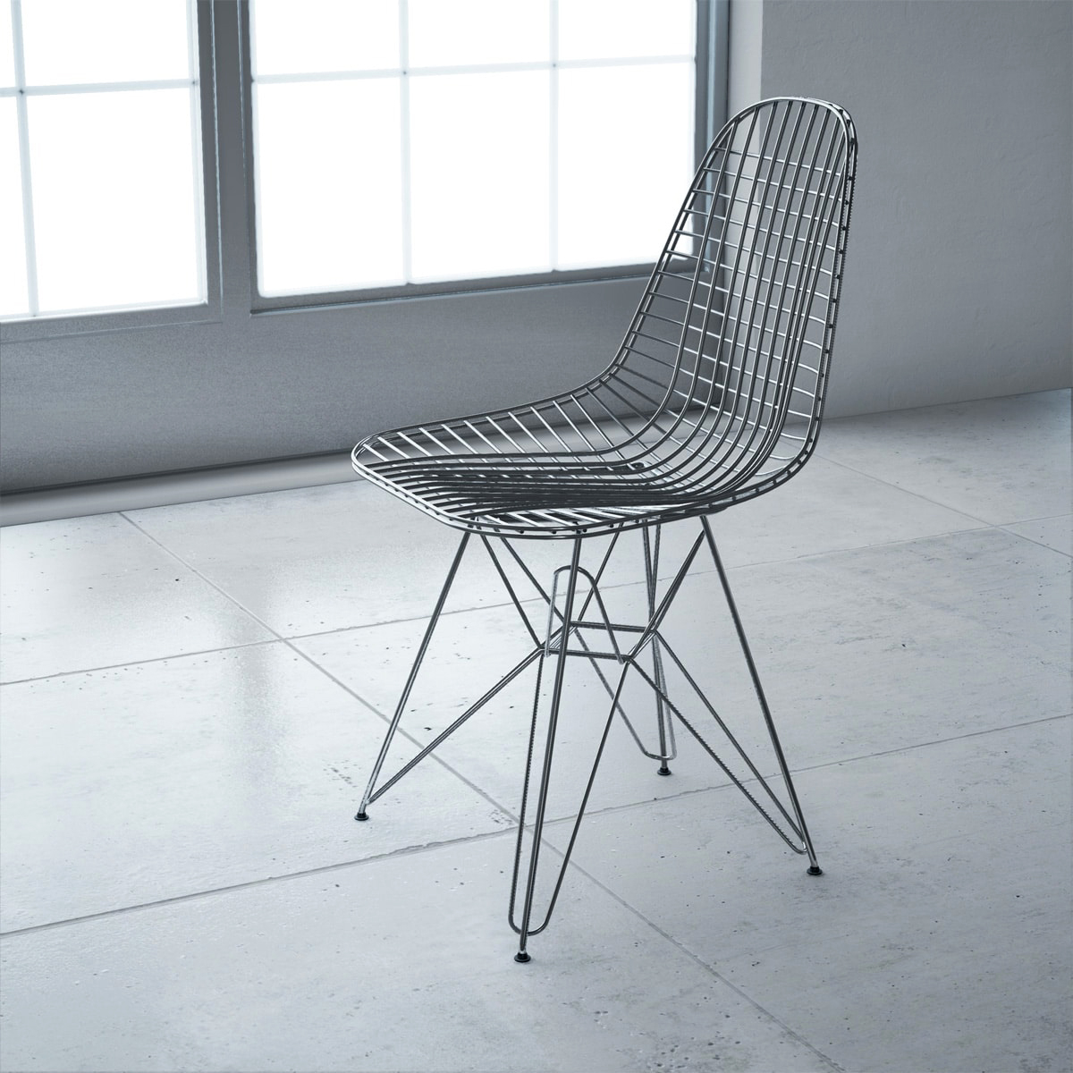 创意家具 - 坐具|餐椅|办公家具|设计师家具|伊姆斯金属线椅